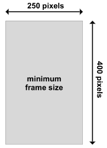 Minimal Frame size for Challenge